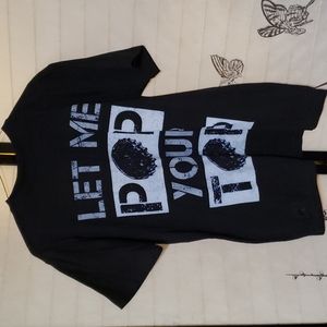 Spencer's Pop Top T-Shirt-Has Actual Bottle Opener In Shirt!!!